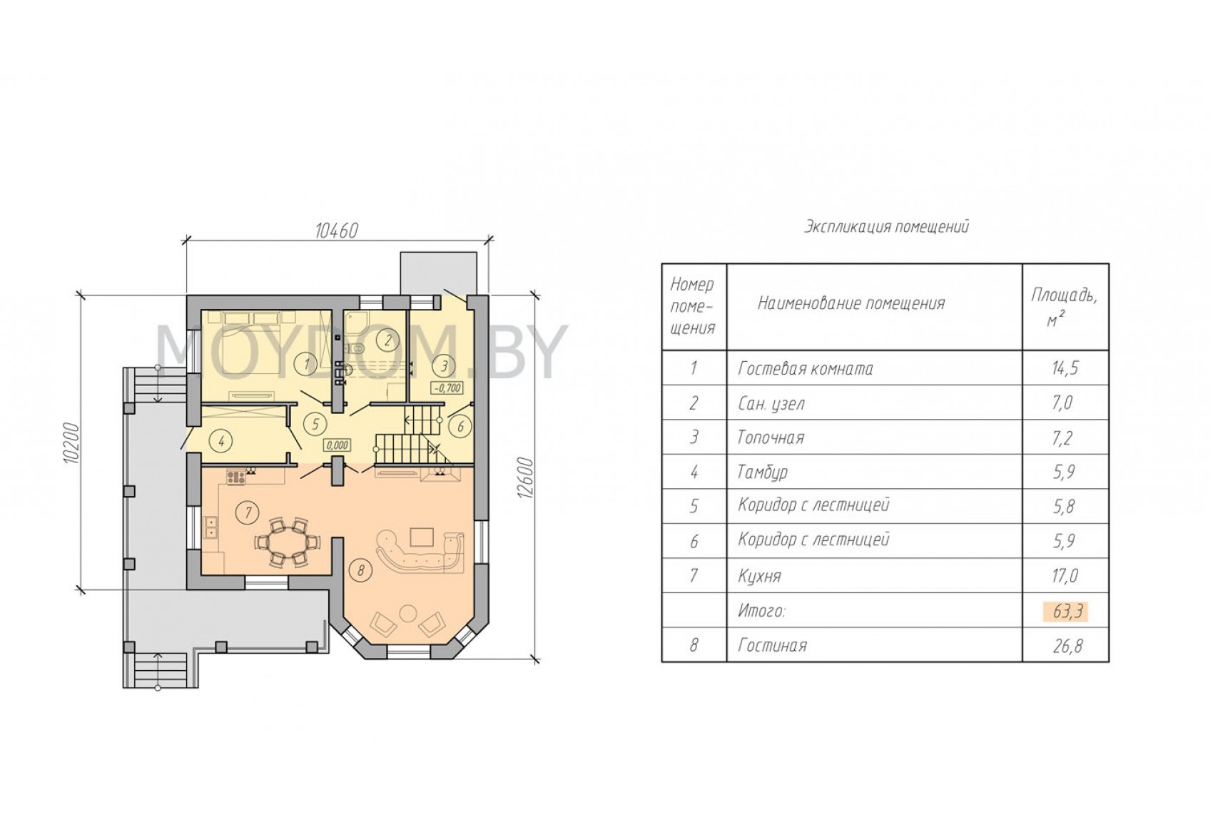 Проект двухэтажного дома 10 на 12 с эркером Проект двухэтажного дома 10 на 12 с эркером