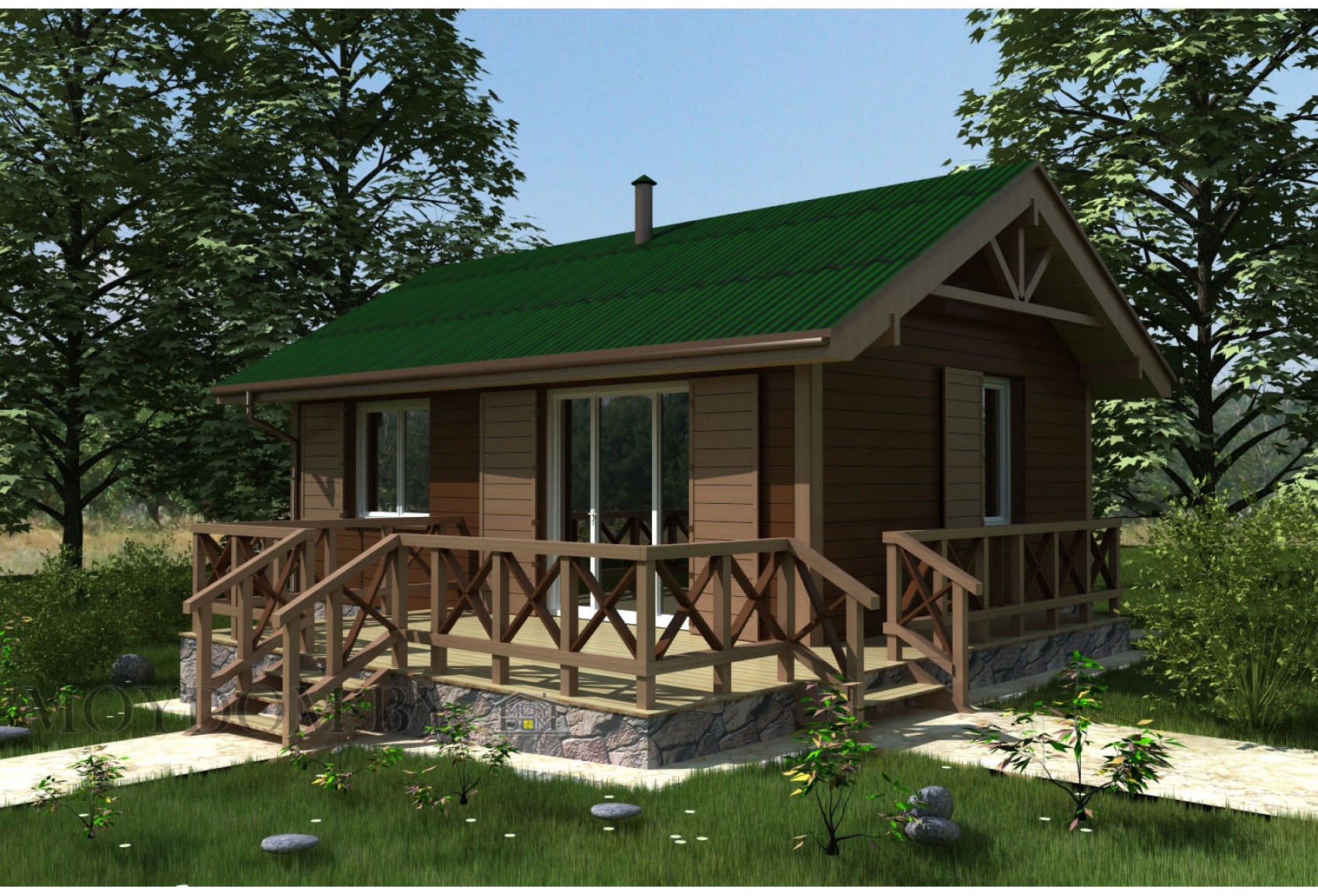 Проект каркасного дома 6 на 6 Проект каркасного дома 6 на 6