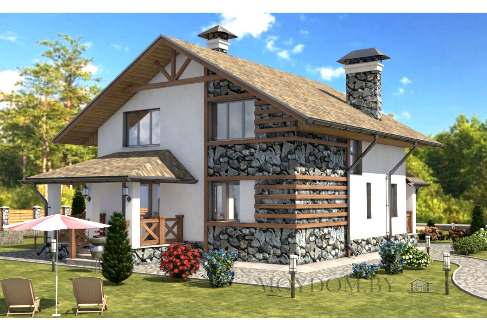 строительство домов с мансардой под ключ строительство домов с мансардой под ключ